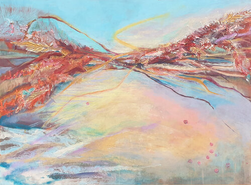 Whispers of Light de Erika Aasa, Pintura a la venta en Singulart