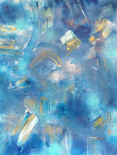 Profondeur bleutée de Marguerite MADO, Pintura a la venta en Singulart