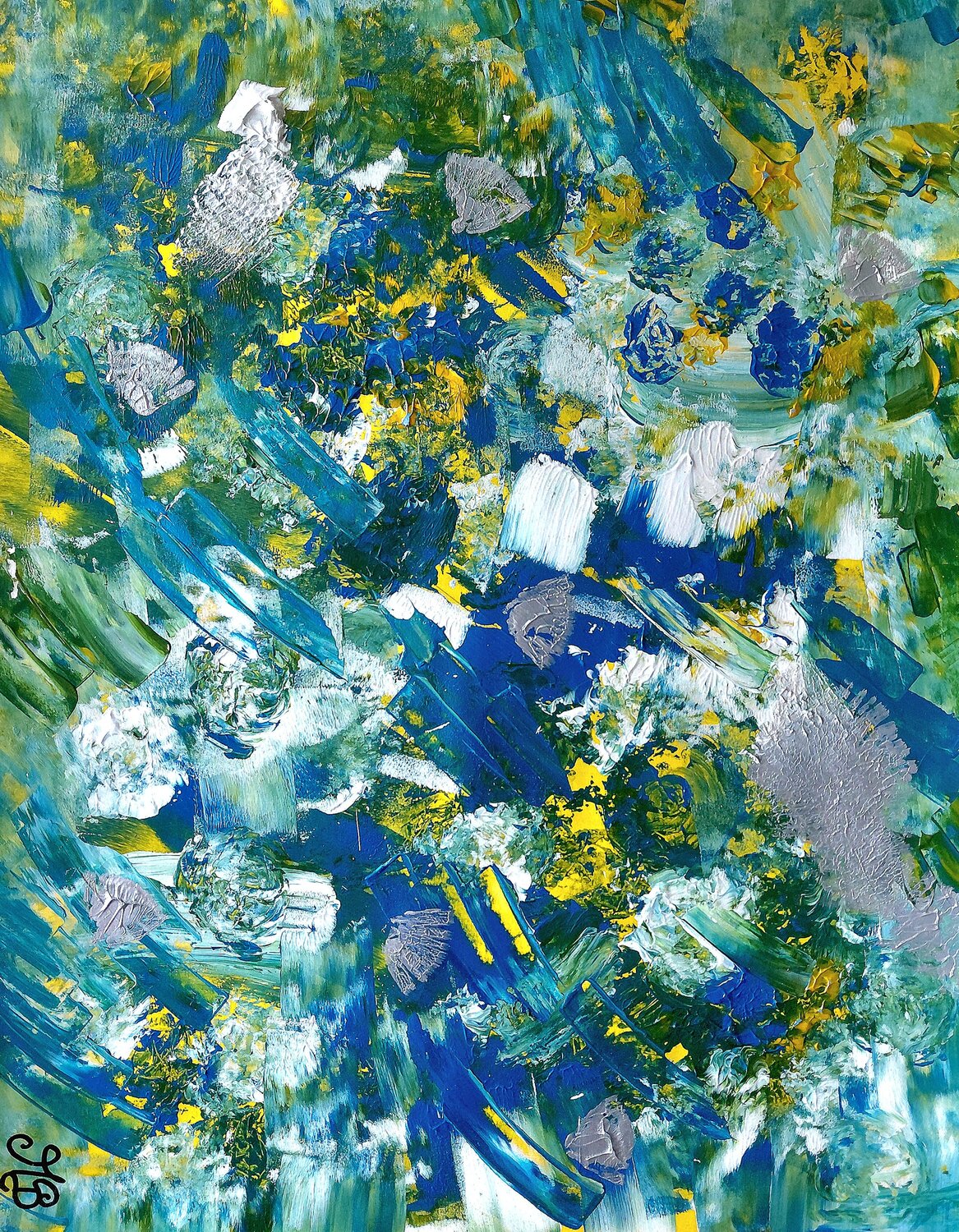 Floralies Bleues Marguerite MADO Obra en papel en venta