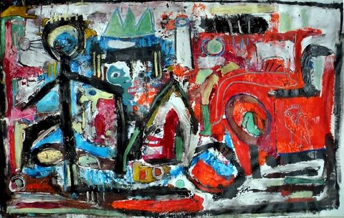 ADELANTE! van Reinhard Stammer, Schilderij te koop op Singulart