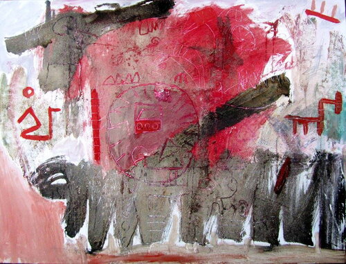 Siegfried and the dragon by Reinhard Stammer, Painting for Sale on Singulart