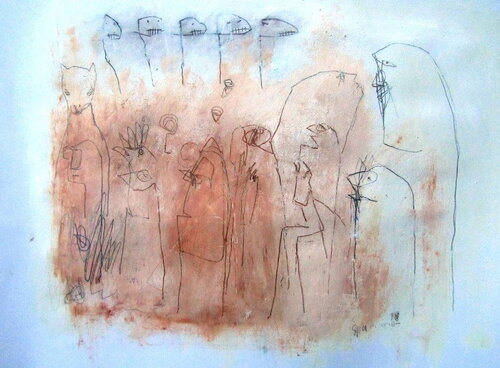 No agreement by Reinhard Stammer, Work on Paper for Sale on Singulart
