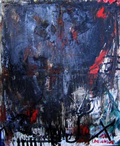 The gloomy submarine by Reinhard Stammer, Painting for Sale on Singulart