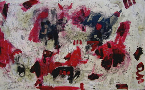 The appearance of red van Reinhard Stammer, Schilderij te koop op Singulart