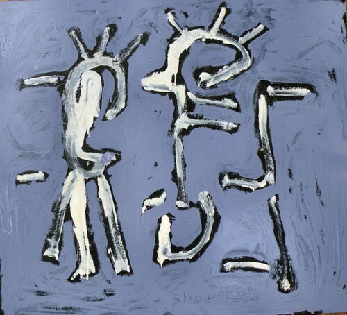 Three Signs van Reinhard Stammer, Schilderij te koop op Singulart