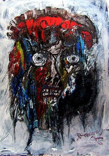 Brainscanning Negativ! by Reinhard Stammer, Painting for Sale on Singulart