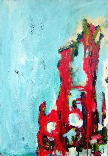 Something connects di Reinhard Stammer, Pittura in vendita su Singulart