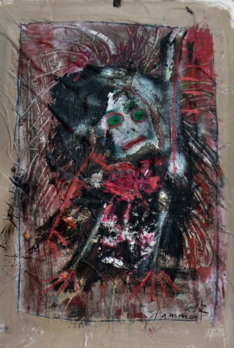 Birdwoman by Reinhard Stammer, Painting for Sale on Singulart