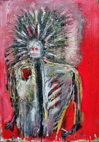 Heart on the right place par Reinhard Stammer, Peinture en vente sur Singulart