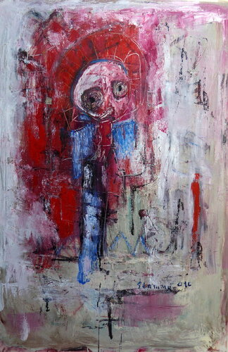 Little angel 150 x 100 cm 2010 par Reinhard Stammer, Peinture en vente sur Singulart