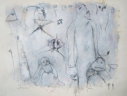 A story of violence and oppression by Reinhard Stammer, Work on Paper for Sale on Singulart