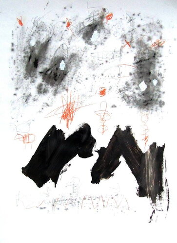 Black waves de Reinhard Stammer, Obra en papel a la venta en Singulart