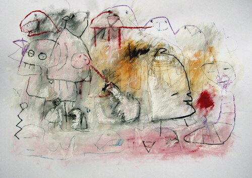Mouse, birds and other lovely creatures de Reinhard Stammer, Obra en papel a la venta en Singulart