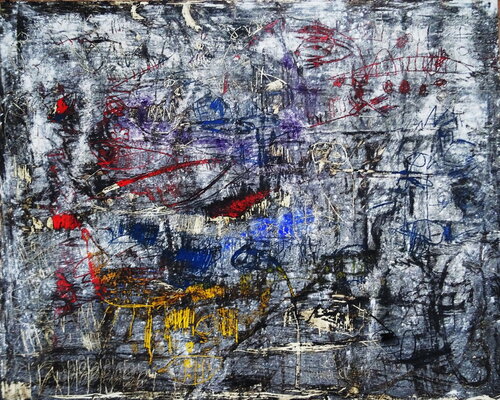 Powered by Arvo Pärt's Misere par Reinhard Stammer, Peinture en vente sur Singulart