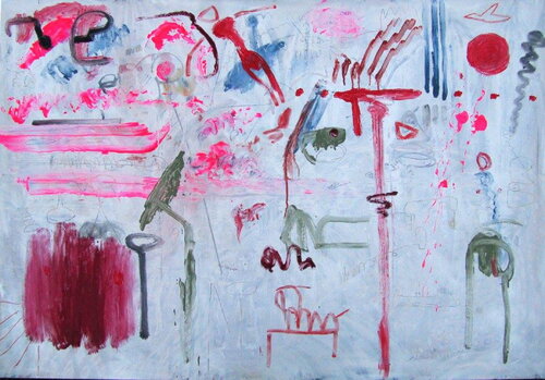 Powered by Miles Davis Sketches of Spain 120 x 170 cm 2016 von Reinhard Stammer, Malerei kaufen auf Singulart