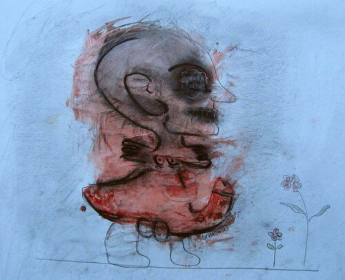 Flowers on the way by Reinhard Stammer, Work on Paper for Sale on Singulart