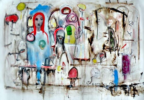 The day when time stood still par Reinhard Stammer, Peinture en vente sur Singulart