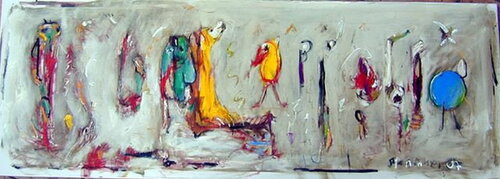 What a nice day 60 x 160 cm 2007 by Reinhard Stammer, Painting for Sale on Singulart