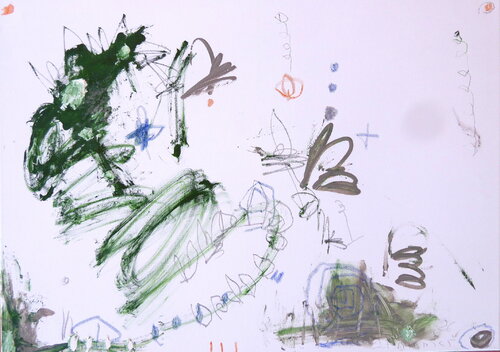 In the Threads of the matrix by Reinhard Stammer, Painting for Sale on Singulart