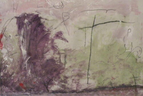 Landscape with cross by Reinhard Stammer, Painting for Sale on Singulart