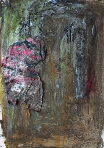 Jumping dwarf by Reinhard Stammer, Painting for Sale on Singulart