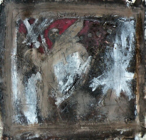 Ikarus 50 x 50 cm 2013 von Reinhard Stammer, Malerei kaufen auf Singulart
