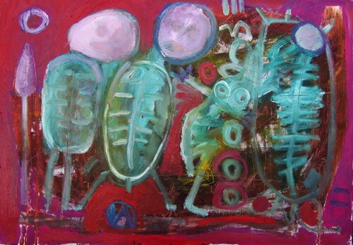 Shamanic par Reinhard Stammer, Peinture en vente sur Singulart