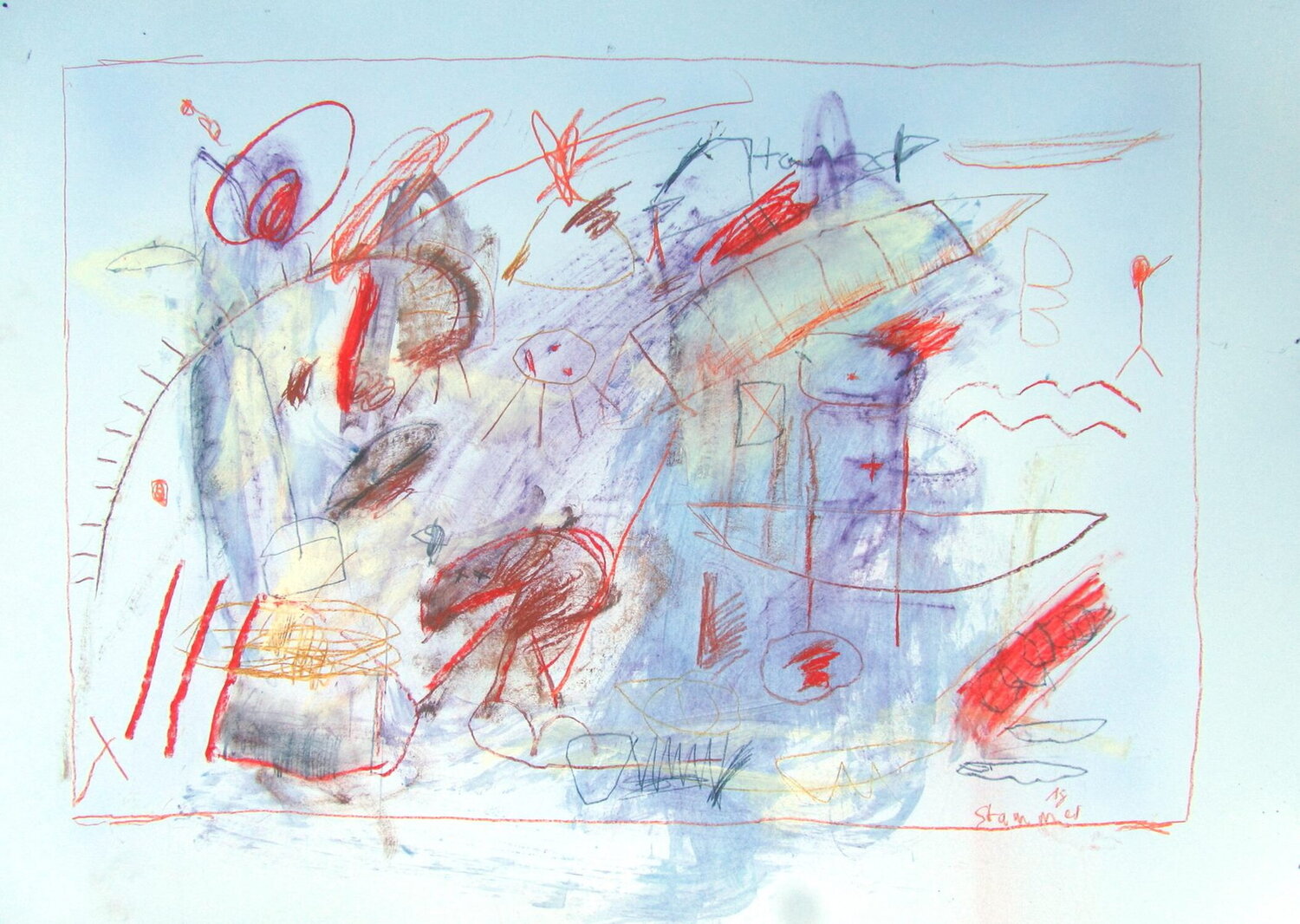 Burning head Reinhard Stammer