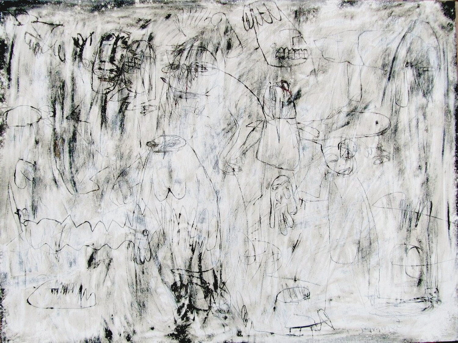 Diffuse existence Reinhard Stammer Origineel schilderij te koop