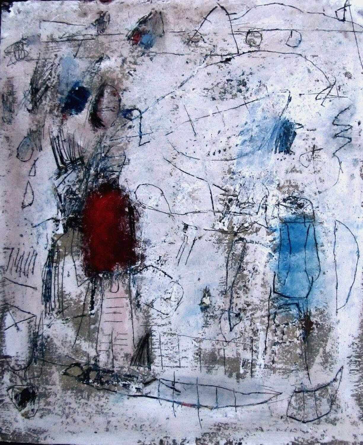 Don't lose your head!  60 x 50 cm  2017 Reinhard Stammer Originalgemälde zu verkaufen
