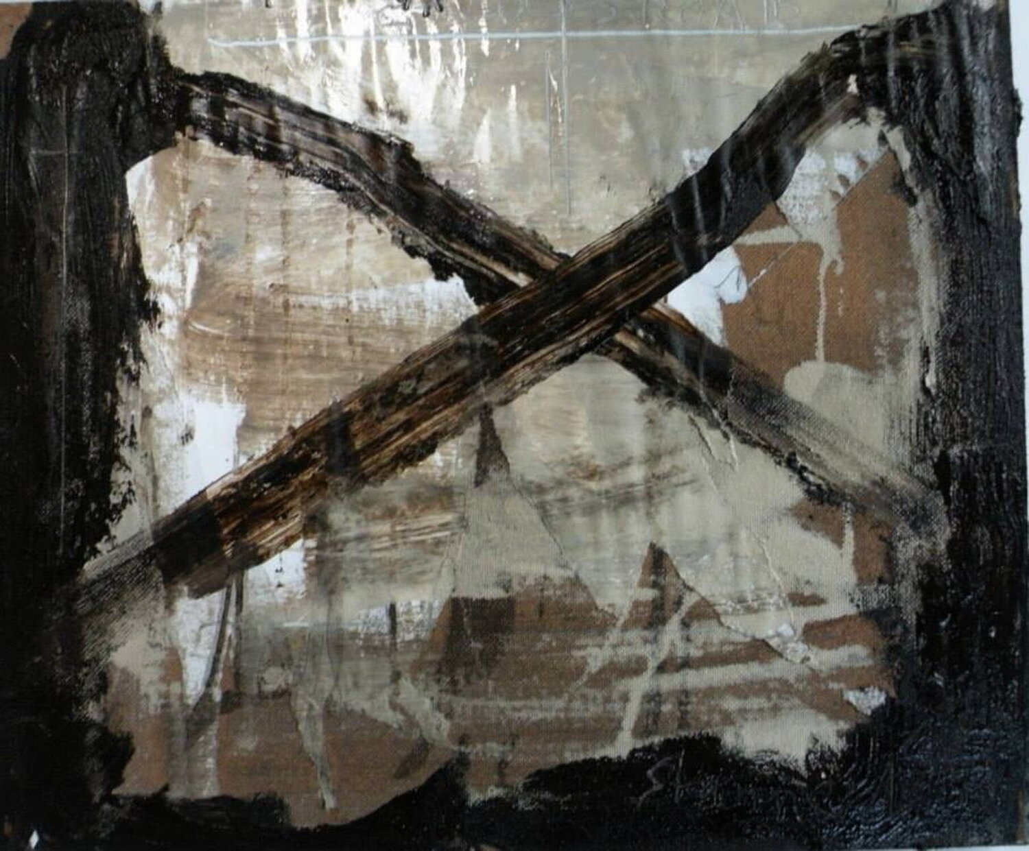 Crossroads Reinhard Stammer Original painting for sale