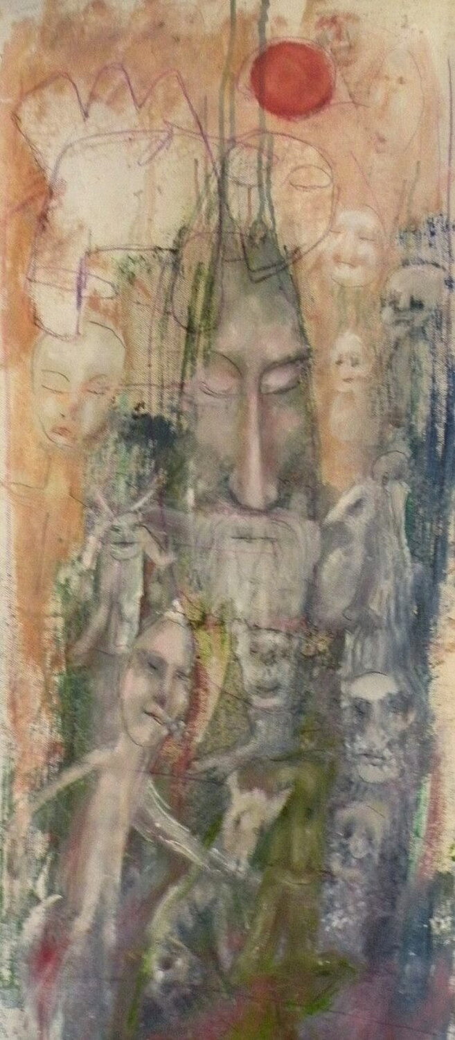 Thinking about I Reinhard Stammer Pintura original en venta