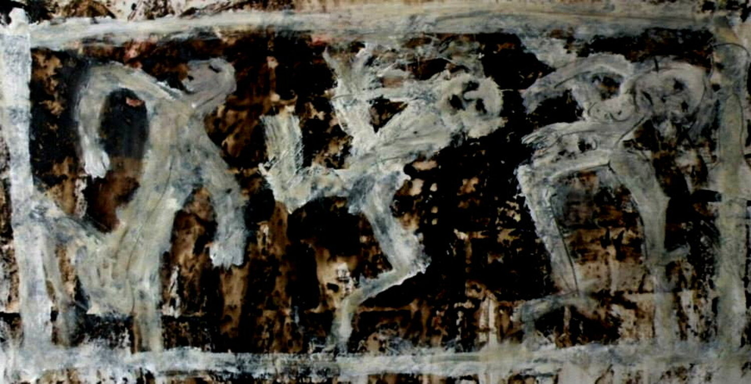 Dancers Reinhard Stammer Origineel schilderij te koop
