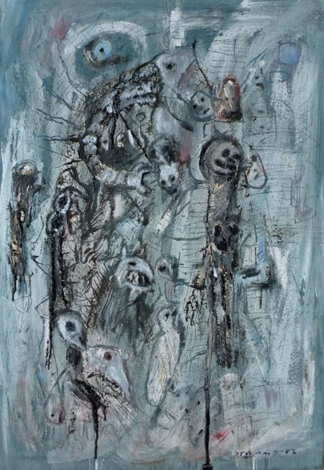 Ice Age Reinhard Stammer Origineel schilderij te koop