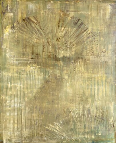 ''Palm Woman'' van Rasa Romanova, Schilderij te koop op Singulart