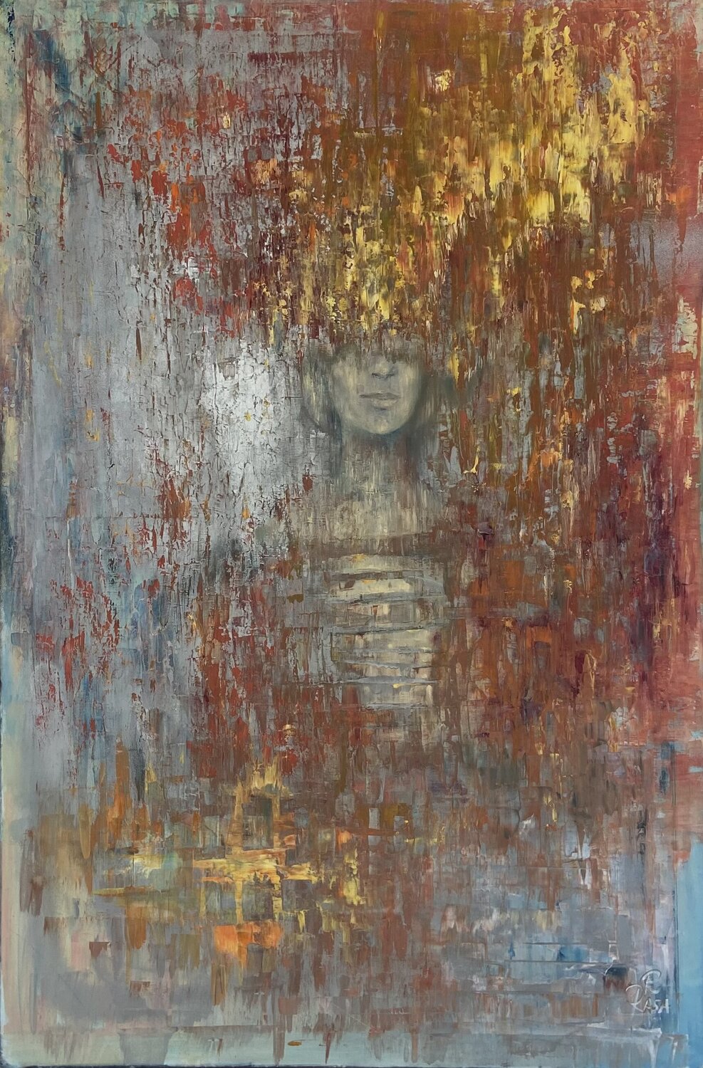 Goddess Rasa Romanova Originalgemälde zu verkaufen