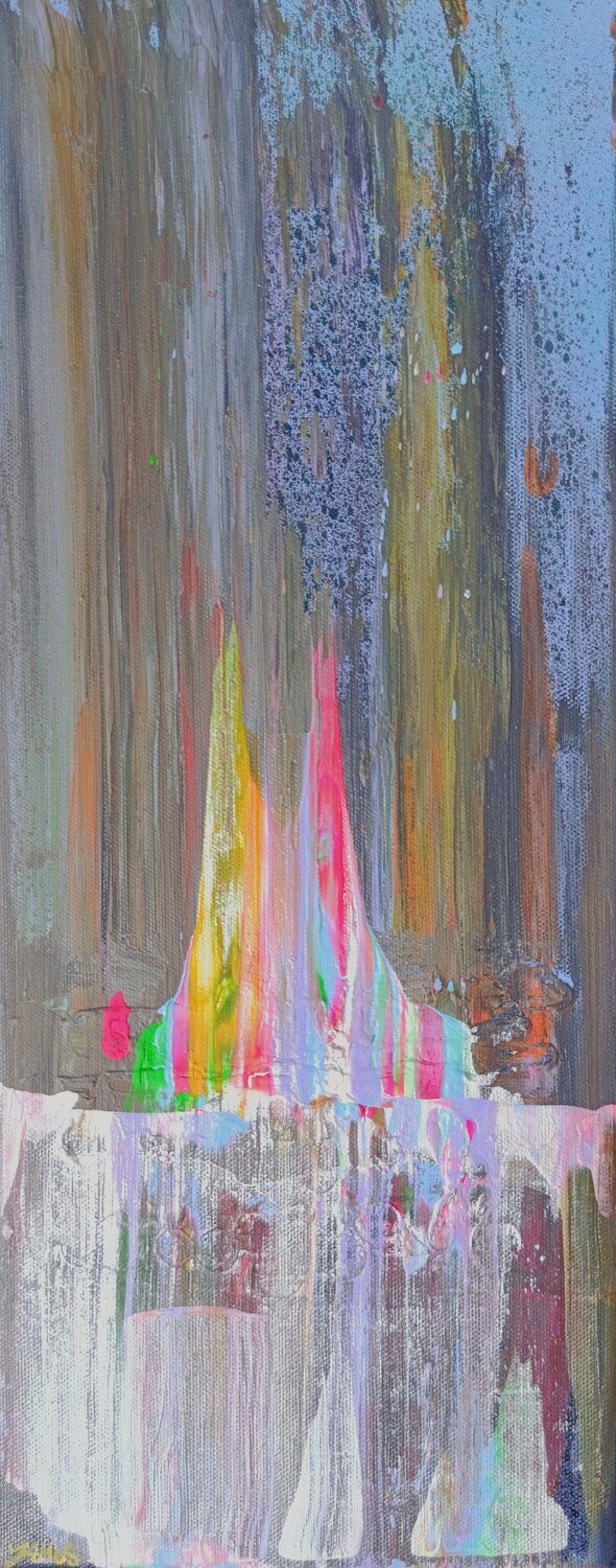 Aurora cathedral Jan Knura Peinture originale à vendre