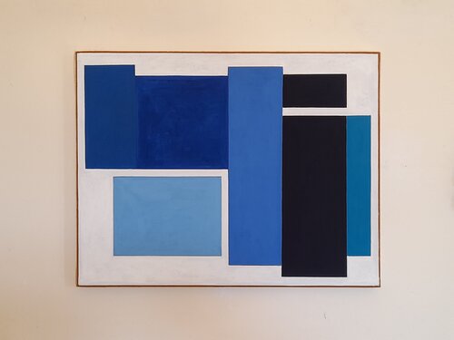 6Blau35 by Karl B. Kirschbaum, Painting for Sale on Singulart