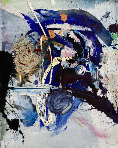 90 Seconds to Midnight by Fabienne Moon, Painting for Sale on Singulart