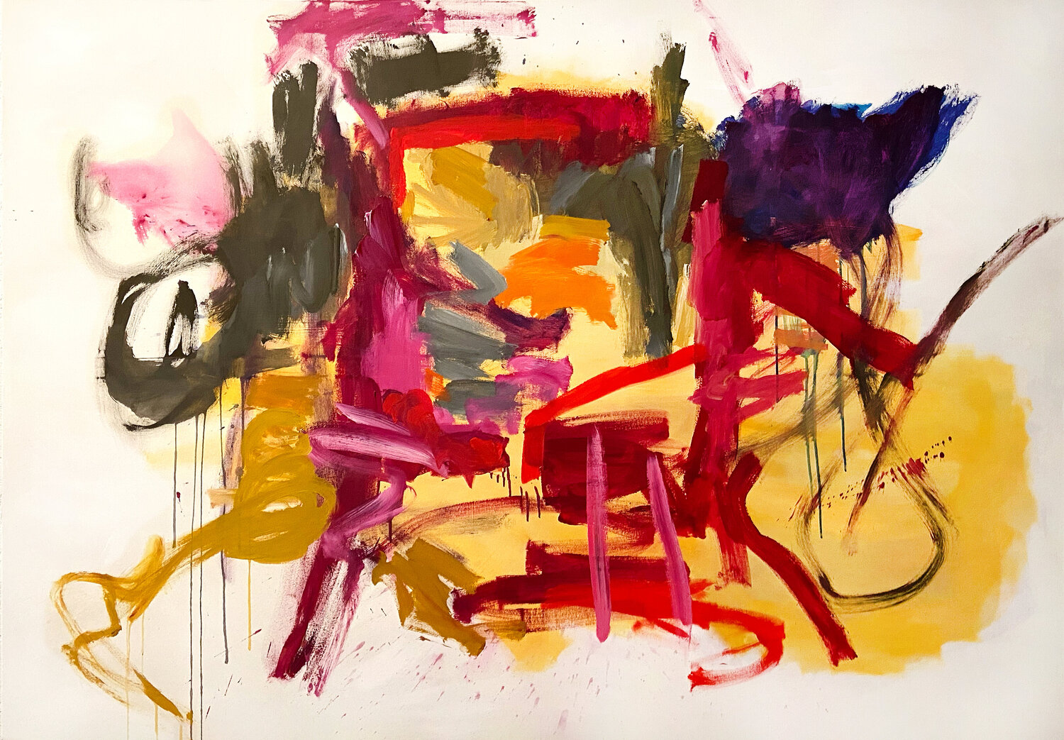 Stammtisch Fabienne Moon Peinture originale à vendre