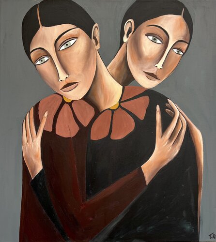 The Quiet Duality di Dominika Luszcz, Pittura in vendita su Singulart