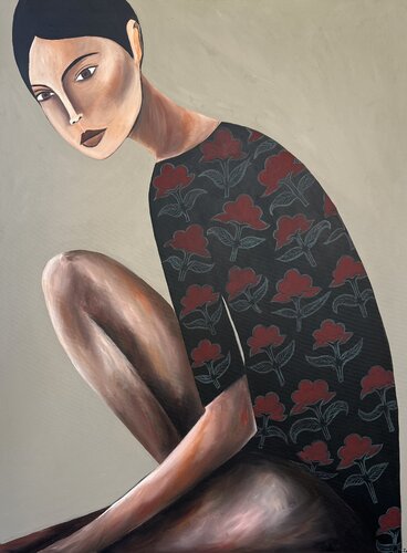 A Gentle Guard di Dominika Luszcz, Pittura in vendita su Singulart