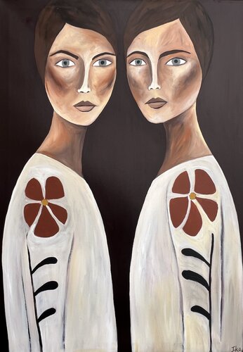 Inner Dialogue van Dominika Luszcz, Schilderij te koop op Singulart