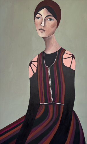 The Gentle Gaze di Dominika Luszcz, Pittura in vendita su Singulart