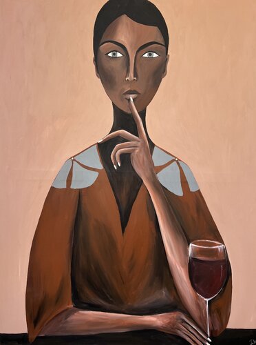 Unspoken di Dominika Luszcz, Pittura in vendita su Singulart
