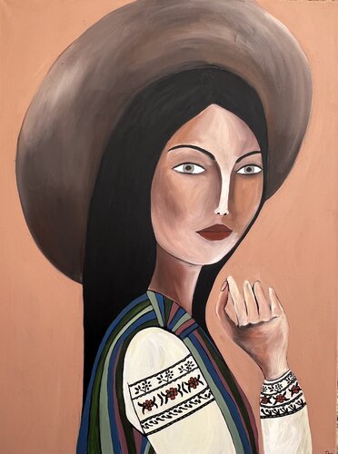 Woven Presence di Dominika Luszcz, Pittura in vendita su Singulart