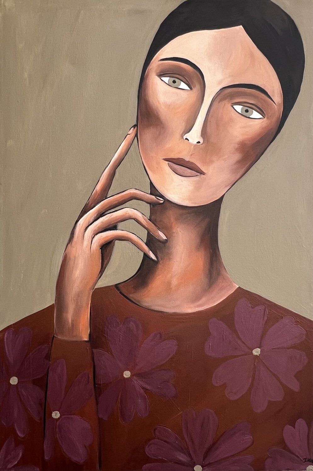 Composed Dominika Luszcz Dipinto originale in vendita