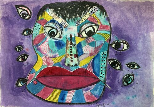 Floating Watchers de Patti Bailey, Pintura a la venta en Singulart