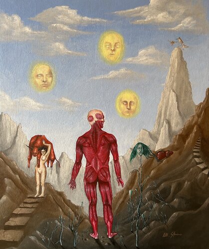 In Purgatorium par Marco Sperini, Peinture en vente sur Singulart