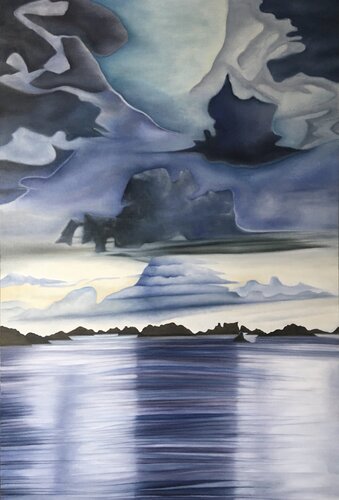 Reflets du soir de Guillaine Querrien, Pintura a la venta en Singulart